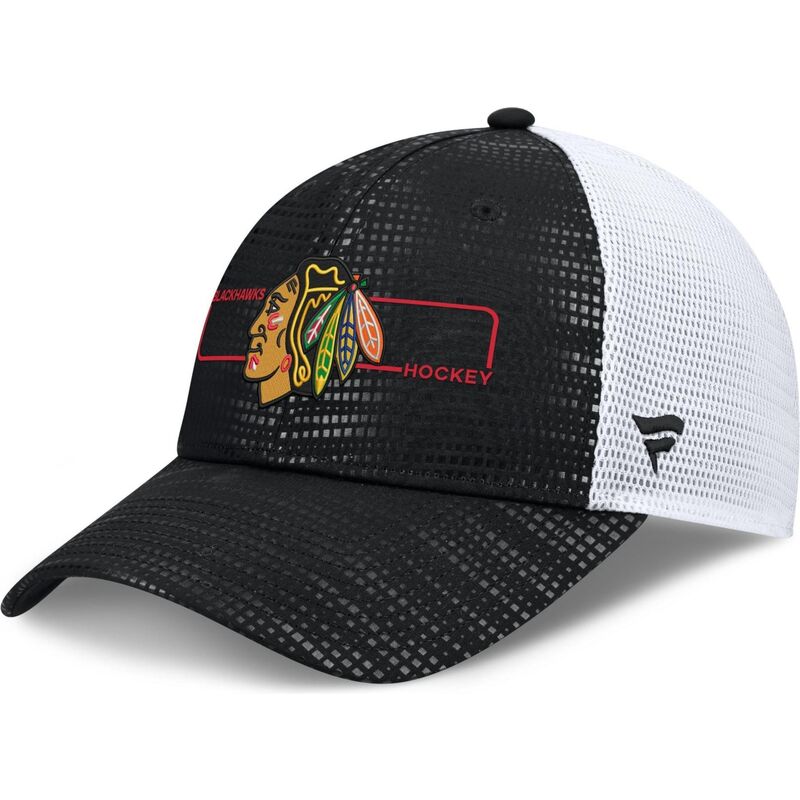 gorra-trucker-negra-y-blanca-structured-meshback-de-chicago-blackhawks-nhl-de-fanatics gorra-trucker-negra-y-blanca-structured-meshback-de-chicago-blackhawks-nhl-de-fanatics