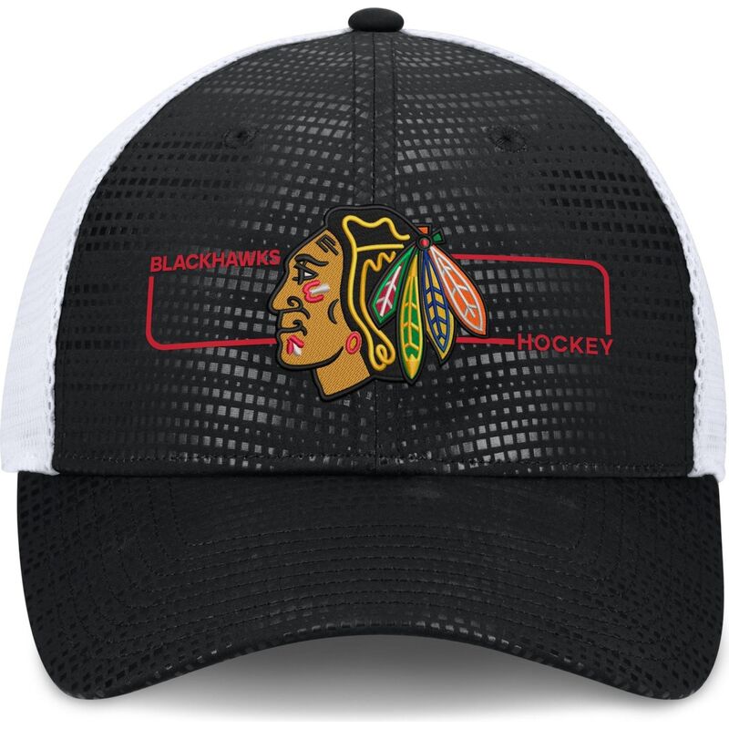 gorra-trucker-negra-y-blanca-structured-meshback-de-chicago-blackhawks-nhl-de-fanatics gorra-trucker-negra-y-blanca-structured-meshback-de-chicago-blackhawks-nhl-de-fanatics