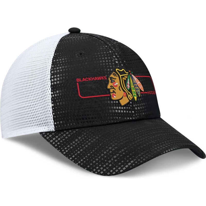 gorra-trucker-negra-y-blanca-structured-meshback-de-chicago-blackhawks-nhl-de-fanatics gorra-trucker-negra-y-blanca-structured-meshback-de-chicago-blackhawks-nhl-de-fanatics