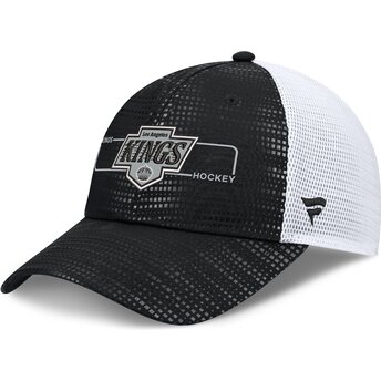 Gorra trucker negra y blanca Structured Meshback de Los Angeles Kings NHL de Fanatics