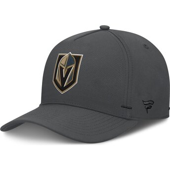 Gorra curva gris y negra snapback Structured A-Frame de Vegas Golden Knights NHL de Fanatics