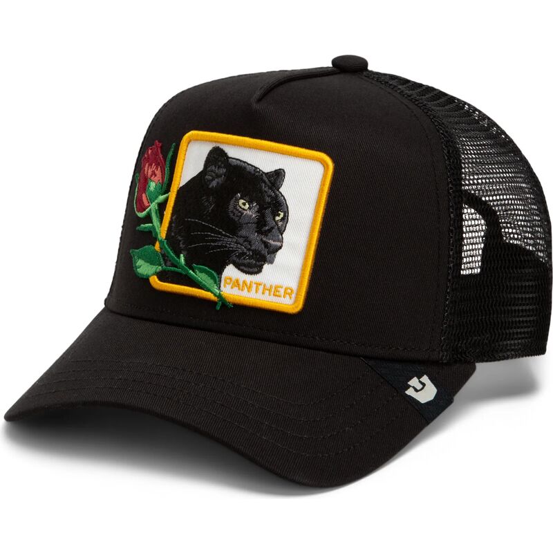 gorra-trucker-negra-pantera-celebrate-a-legend-sidekick-the-farm-de-goorin-bros