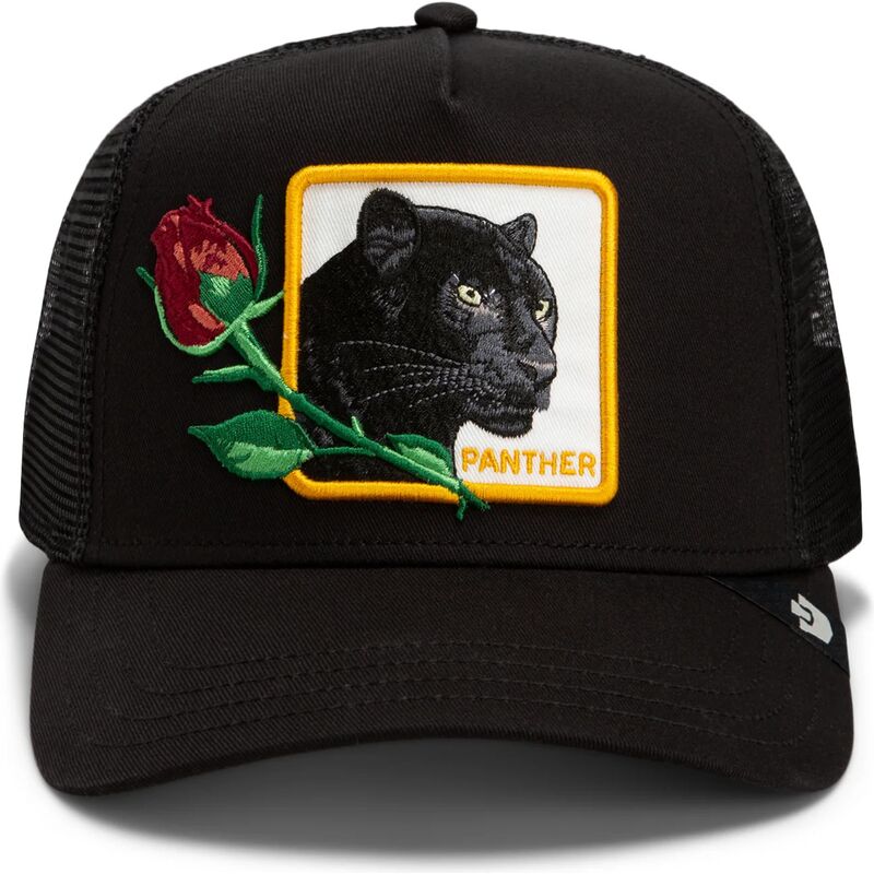 gorra-trucker-negra-pantera-celebrate-a-legend-sidekick-the-farm-de-goorin-bros