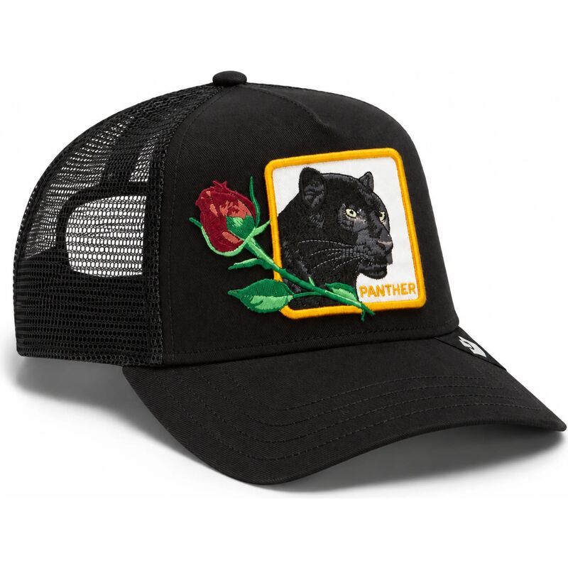 gorra-trucker-negra-pantera-celebrate-a-legend-sidekick-the-farm-de-goorin-bros