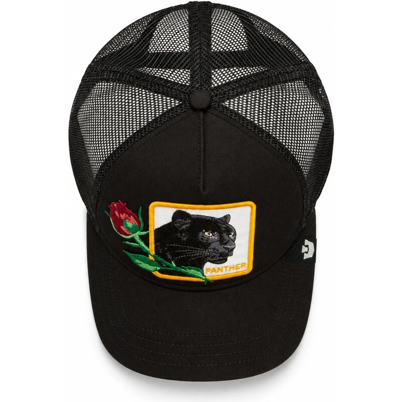 gorra-trucker-negra-pantera-celebrate-a-legend-sidekick-the-farm-de-goorin-bros
