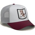 gorra-trucker-granate-y-blanca-gato-oops-migration-the-farm-de-goorin-bros