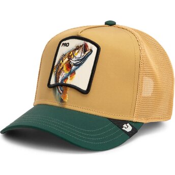 Gorra trucker marrón y verde pez Pro Migration The Farm de Goorin Bros.