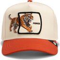 gorra-trucker-beige-y-marron-tigre-fierce-migration-the-farm-de-goorin-bros