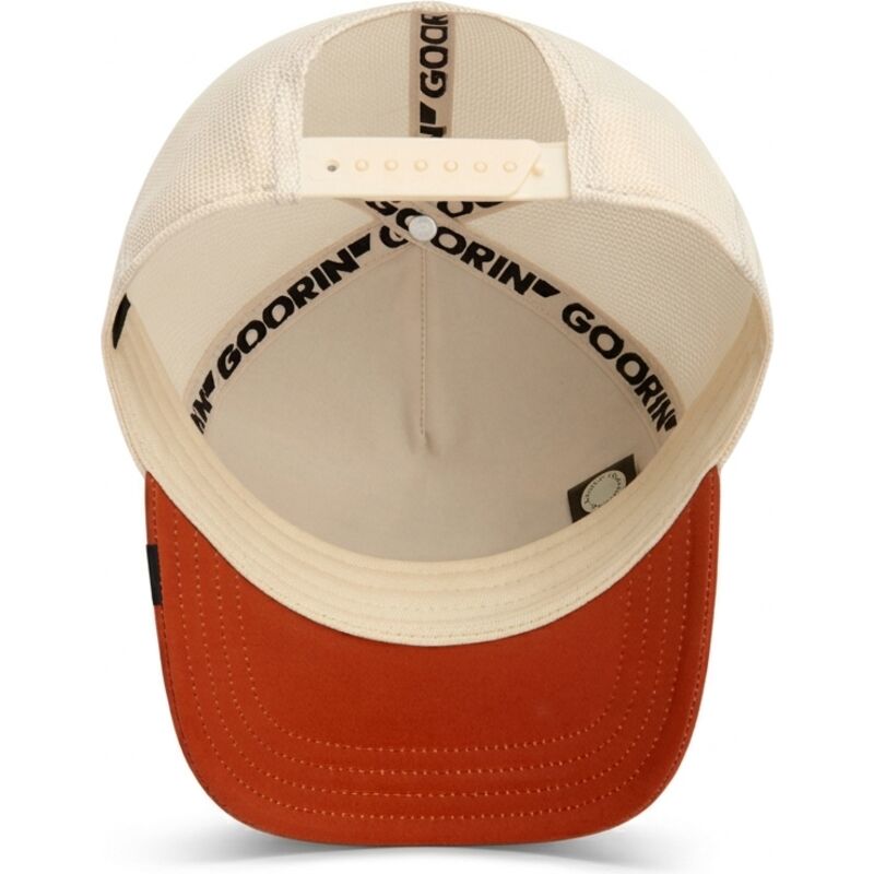gorra-trucker-beige-y-marron-tigre-fierce-migration-the-farm-de-goorin-bros
