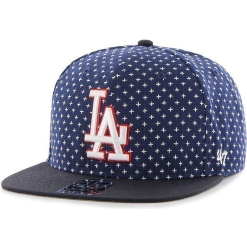gorra-plana-azul-marino-snapback-con-estampado-de-cruces-de-mlb-los-angeles-dodgers-de-47-brand