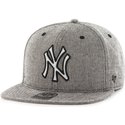 gorra-plana-negra-snapback-con-tejido-vaquero-de-mlb-new-york-yankees-de-47-brand
