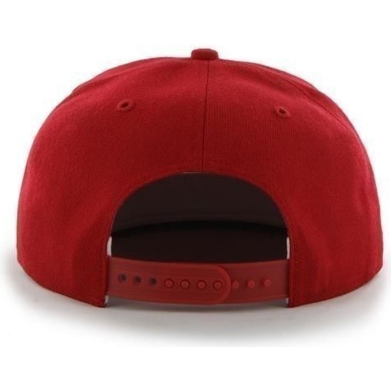 gorra-plana-roja-snapback-lisa-con-logo-lateral-de-mlb-washington-nationals-de-47-brand