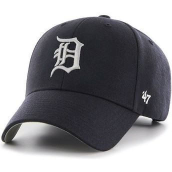 Gorra visera curva azul marino lisa de MLB Detroit Tigers de 47 Brand