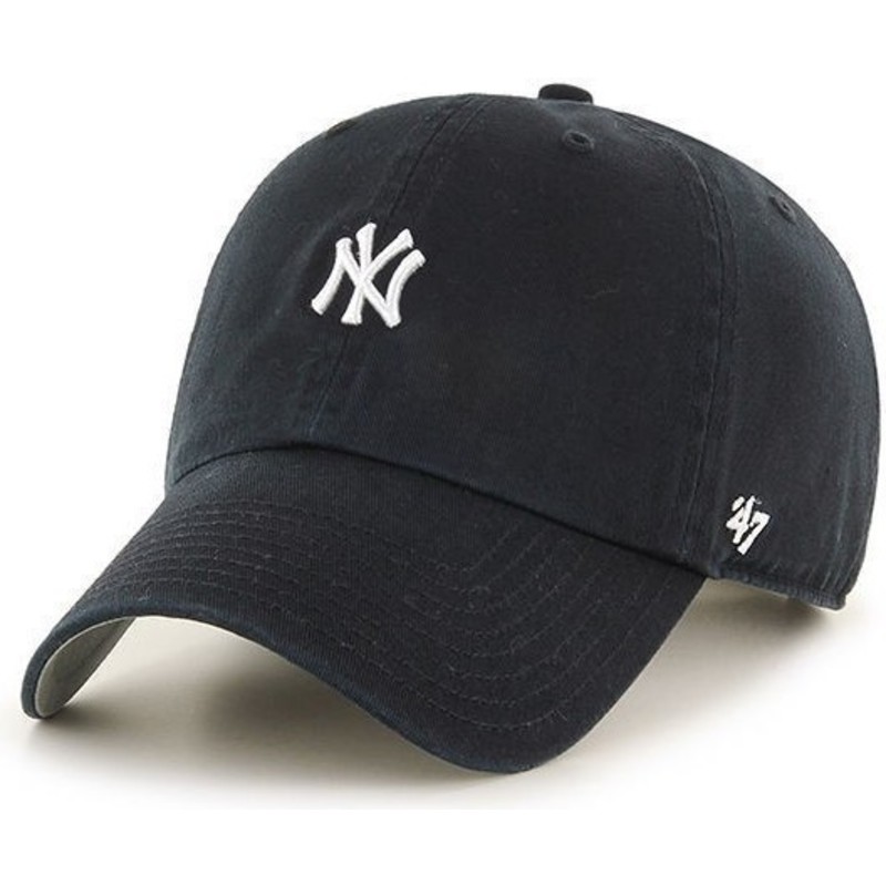 gorra-visera-curva-negra-con-logo-pequeno-de-mlb-new-york-yankees-de-47-brand