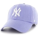 gorra-visera-curva-violeta-con-logo-frontal-grande-de-mlb-new-york-yankees-de-47-brand