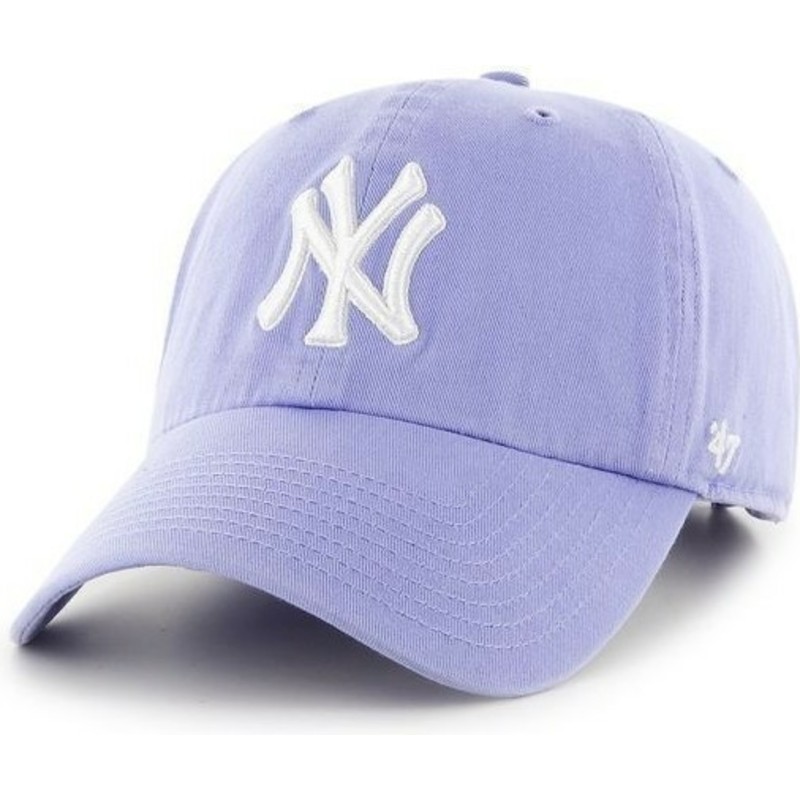 gorra-visera-curva-violeta-con-logo-frontal-grande-de-mlb-new-york-yankees-de-47-brand
