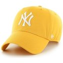 gorra-visera-curva-amarilla-con-logo-frontal-grande-de-mlb-new-york-yankees-de-47-brand