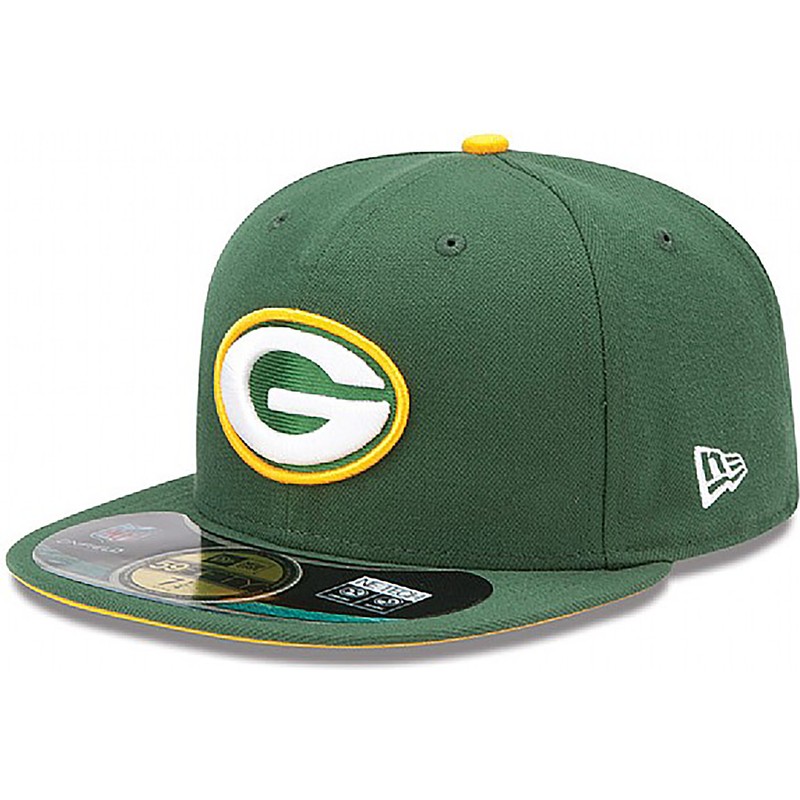 gorra-plana-verde-ajustada-59fifty-authentic-on-field-game-de-green-bay-packers-nfl-de-new-era