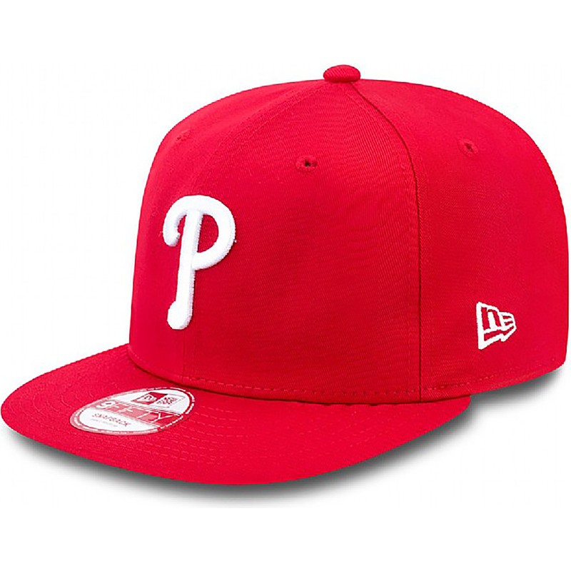 gorra-plana-roja-snapback-9fifty-essential-de-philadelphia-phillies-mlb-de-new-era