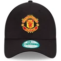 gorra-curva-negra-ajustable-9forty-essential-de-manchester-united-football-club-de-new-era